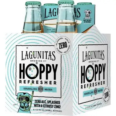 Lagunitas Hoppy Refresher Zero Alcohol 12oz 4 Pack Bottles
