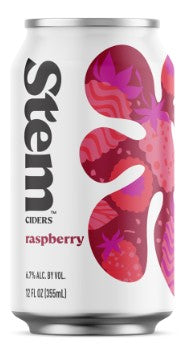 Stem Raspberry Cider 12oz 4 Pack Can
