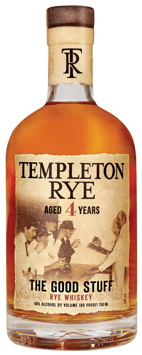 TEMPLETON RYE AGED 4 YEAR 750ML