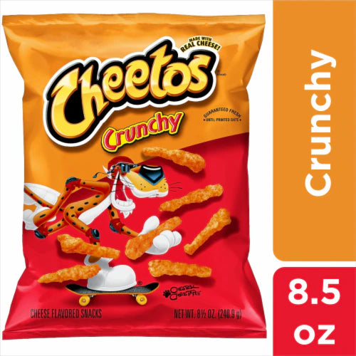 Cheetos Crunchy Cheese Flavored Snacks 240.9g