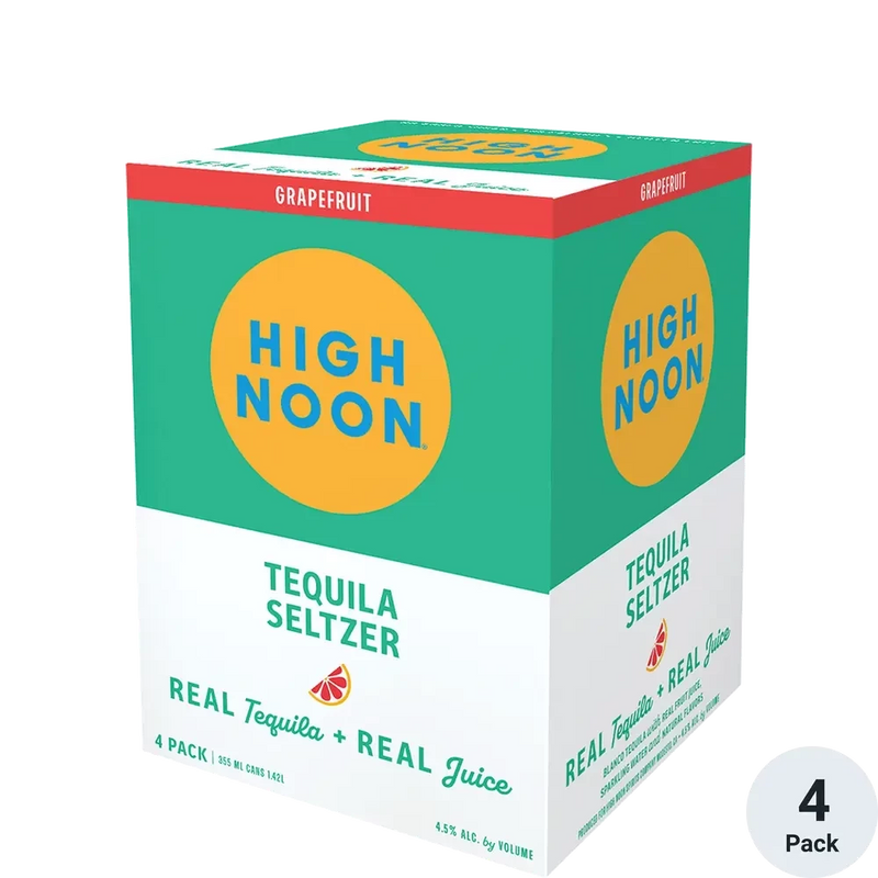 High Noon Tequila Seltzer 12oz 4 Pack Cans