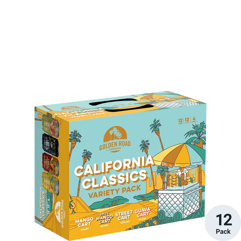Golden Road California Classics Variety Pack 12oz 12 Can
