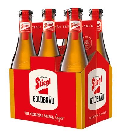 Stiegl Goldbrau Lager 12oz 6 Pack Bottles (alc.5%)