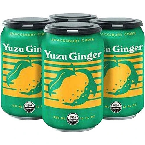 Shacksbury Yuzu Ginger Cider 16oz 4 Pack Cans
