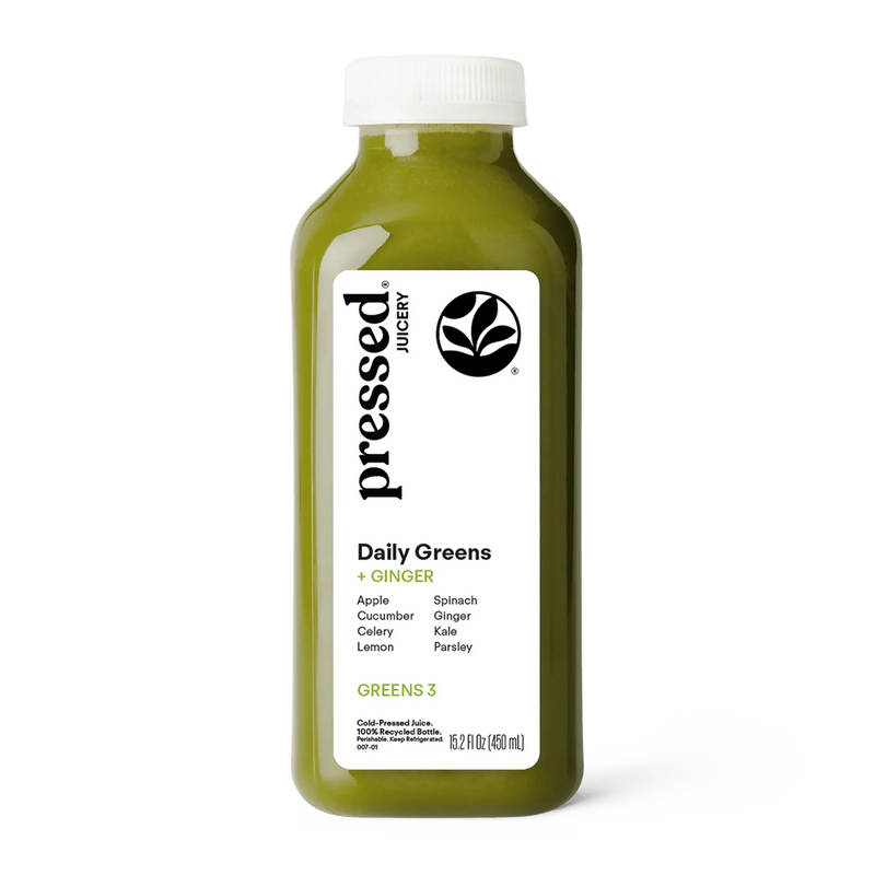 Pressed Daily Greens Ginger 450ml