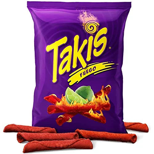 Takis Fuego Hot Chili & Lime Tortilla Chips 92g