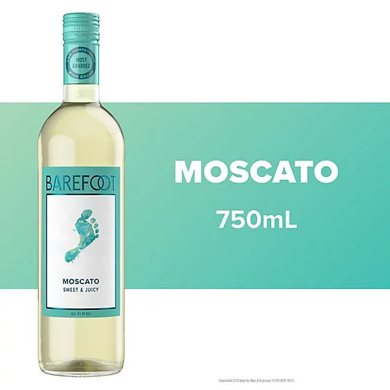 Barefoot Moscato Sweet & Juicy 750ml