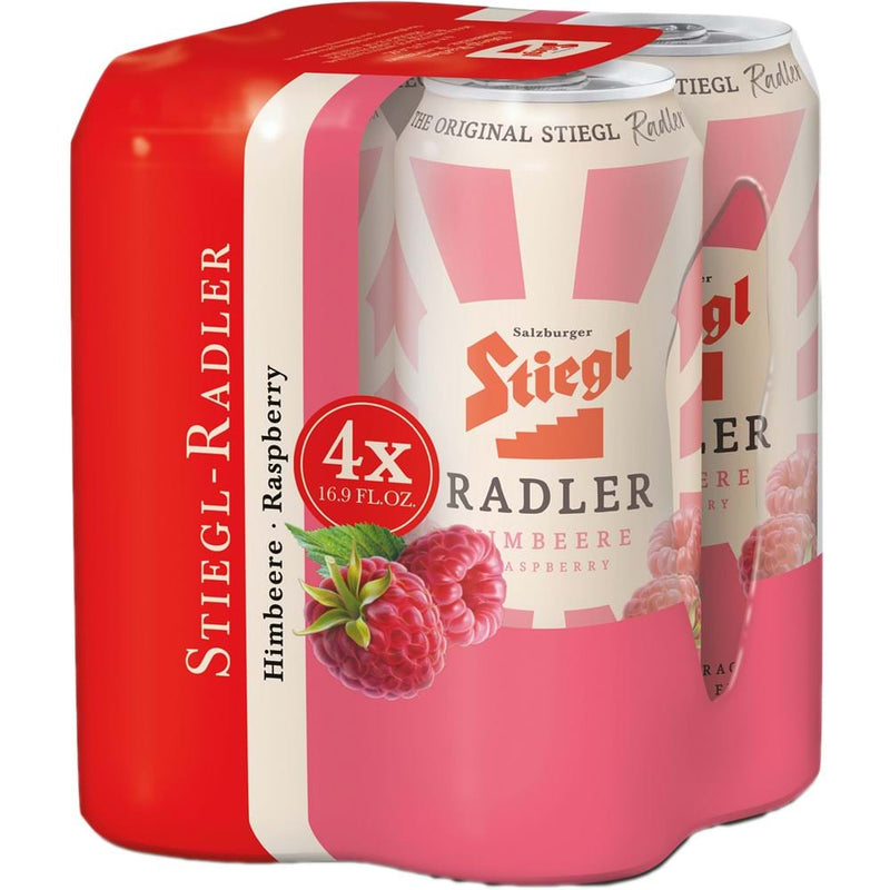 Stiegl-Radler Raspberry 16oz 4 Pack Can (alc.2%)