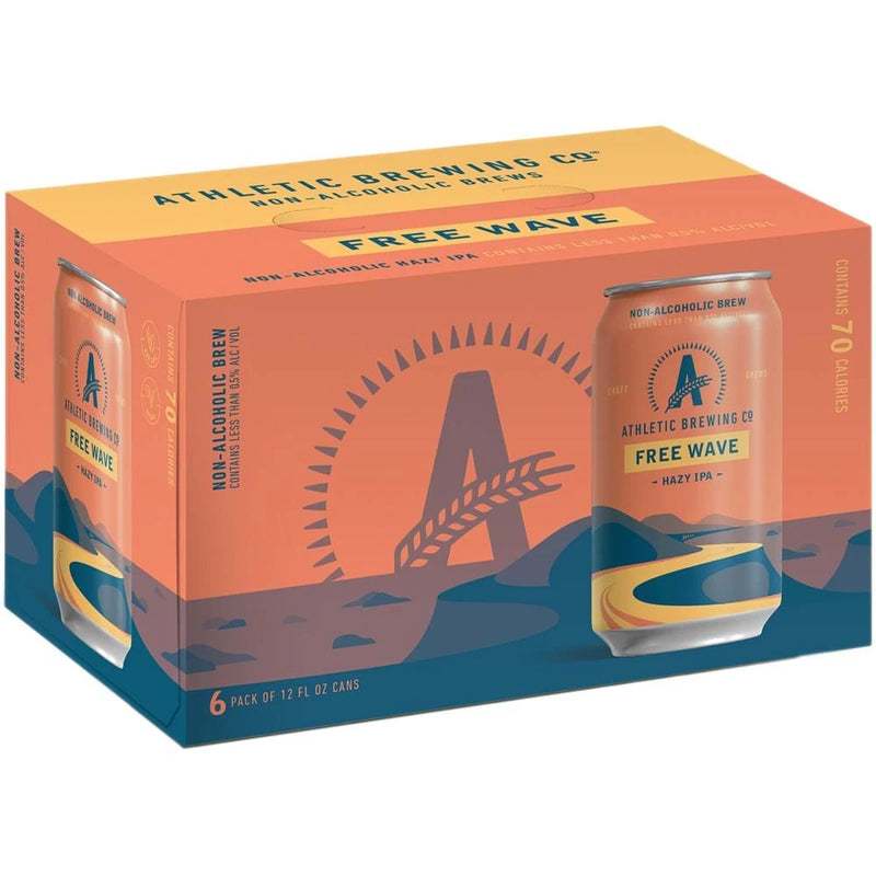 Athletic Free Wave Hazy IPA Non Alcoholic 12oz 6 Pack Can