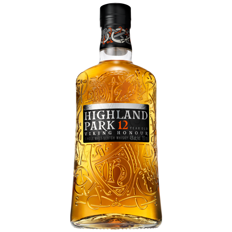 Highland Park 12 Year old Viking Honour Single Malt Scotch Whiskey 750ml