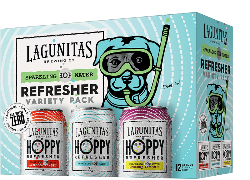 Lagunitas Hoppy Refresher Variety Zero Alcohol 12oz 12 Pack Can