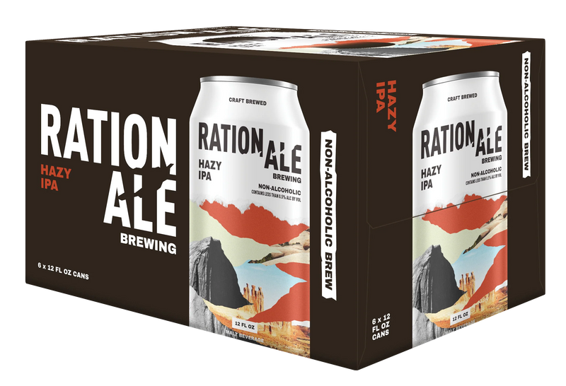Ration Ale Hazy IPA Non Alcoholic 12oz 6 Pack Can
