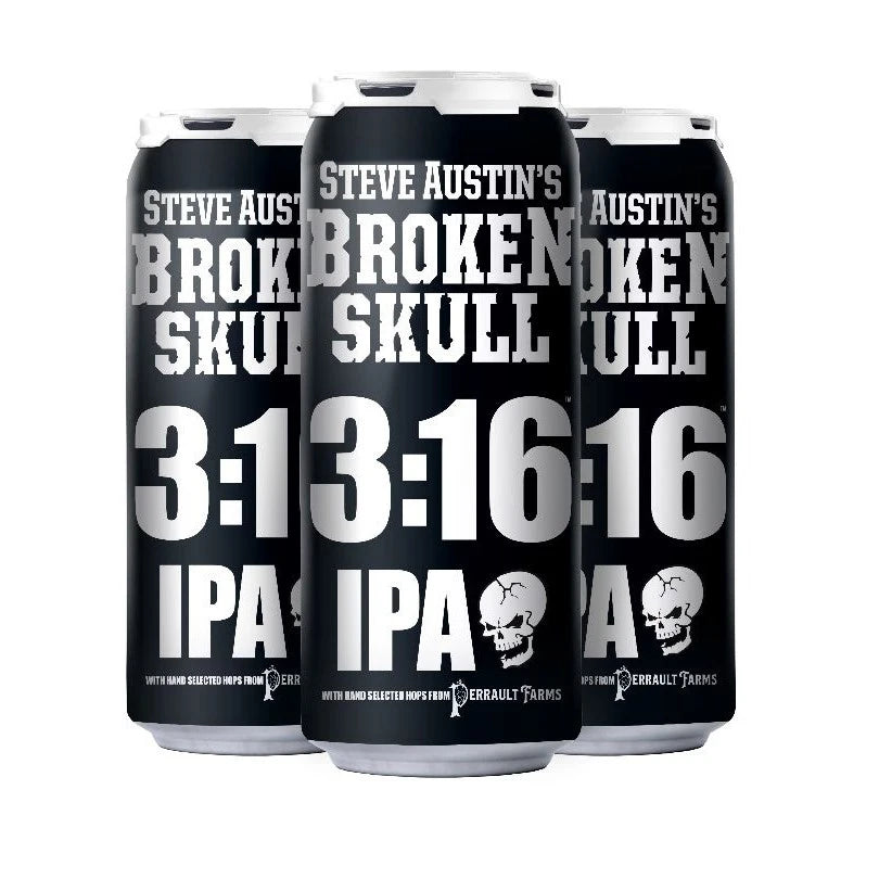 Steve Austin Broken Skull 3:16 IPA 16oz 4 Pack Can – Happysliquor