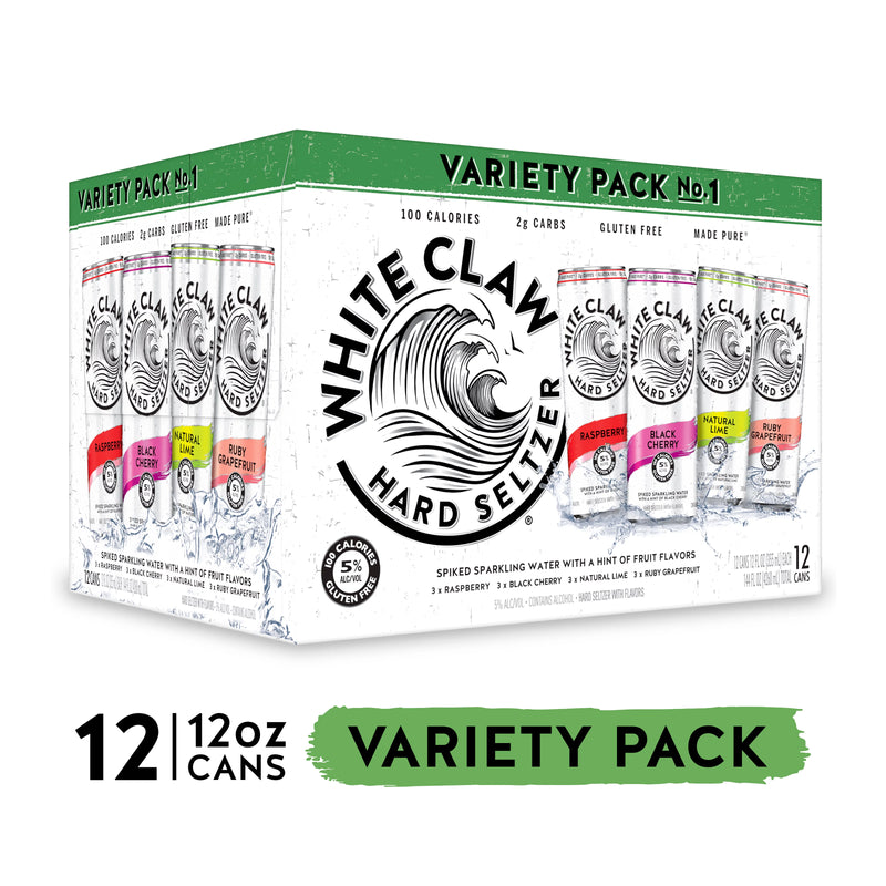 White Claw Variety Pack No.1 12 Pack Can