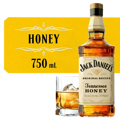Jack Daniels No7 Tennessee Honey Whiskey 750ml