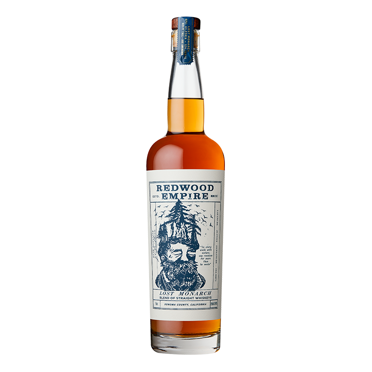 REDWOOD EMPIRE LOST MONARCH BLEND OF STRAIGHT WHISKEY 750ML