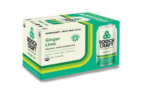 Booch Craft Ginger Lime 12oz 6 Pack Can