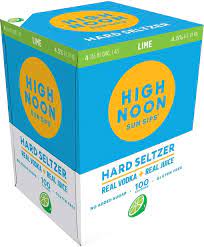 High Noon Hard Seltzer Lime 355ml 4Pack Can