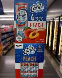 Caribe Cooler Peach 12oz 4 Pack Cans
