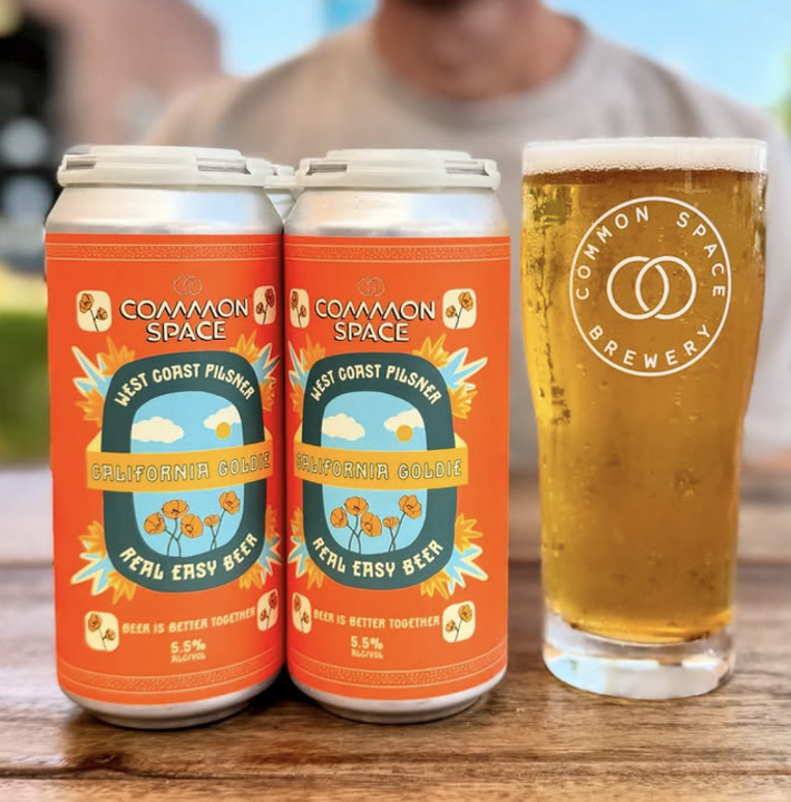 Common Space West Coast Pilsner California Goldie 16oz 4 Pack Cans