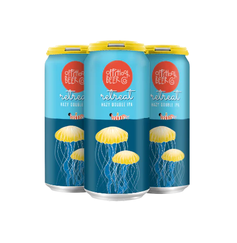 OffShoot Retreat Hazy Double IPA 16oz 4 Pack Can